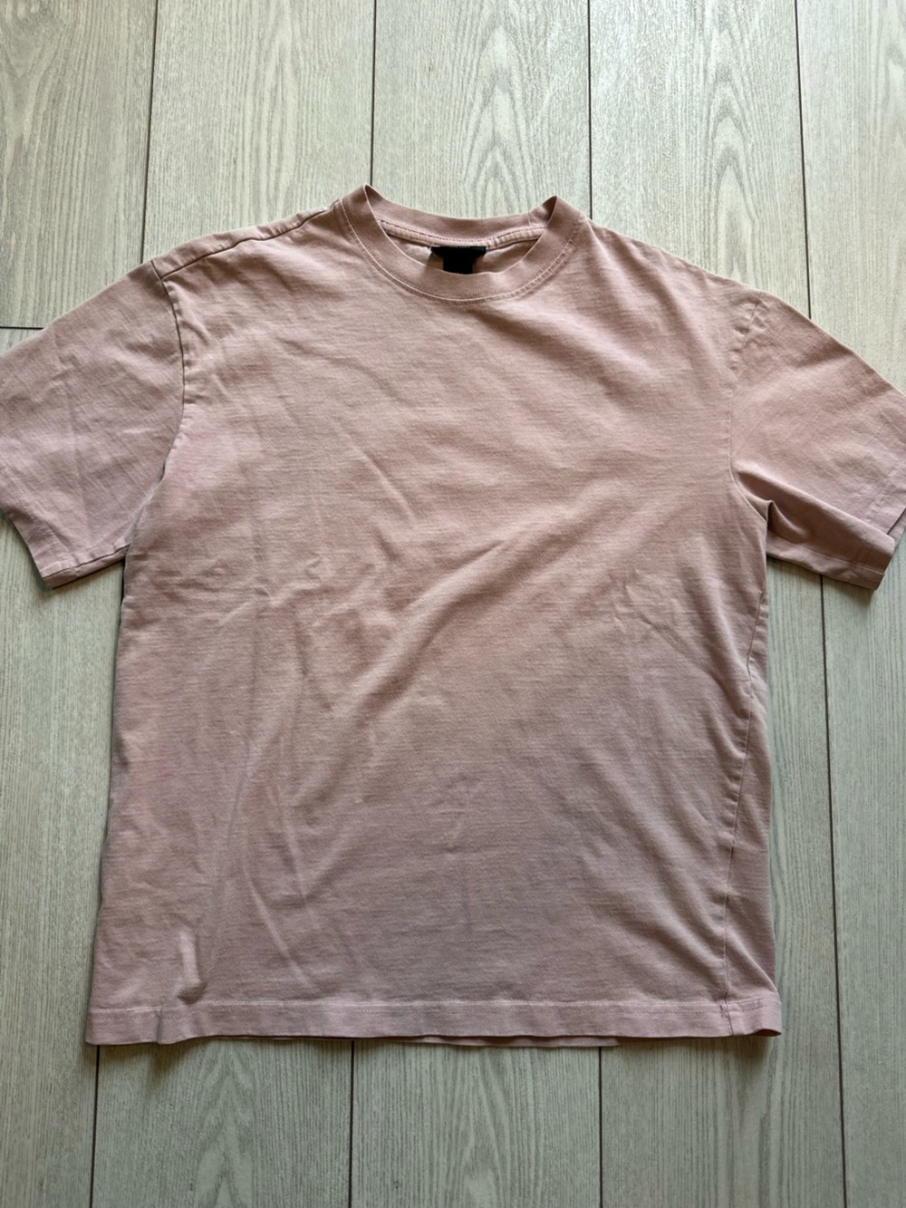 H&M Short Sleeve Crew Tee - Dusty Pink
